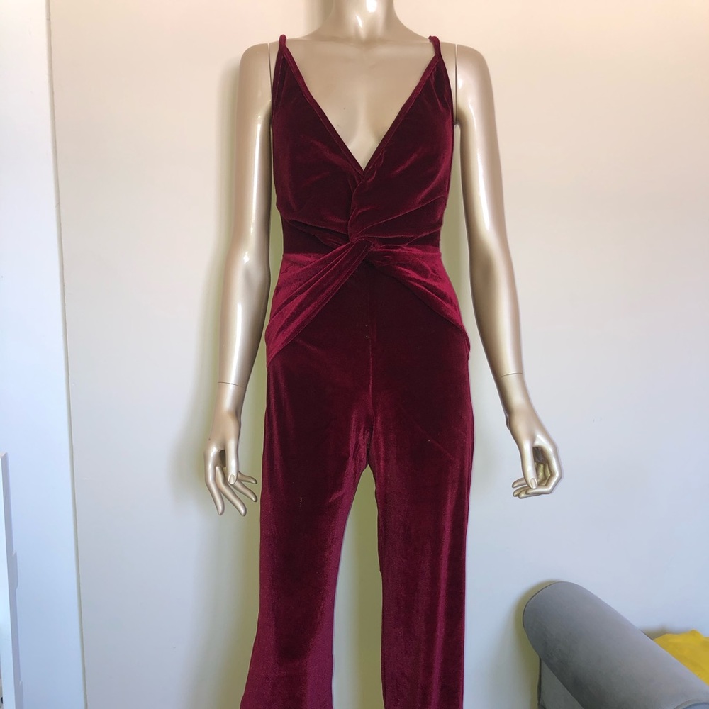 Velvet jumpsuit